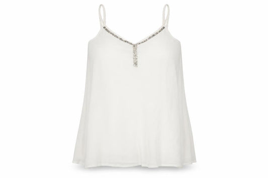 Womens UK Size 22 Joanna Hope White Camisole Tank
