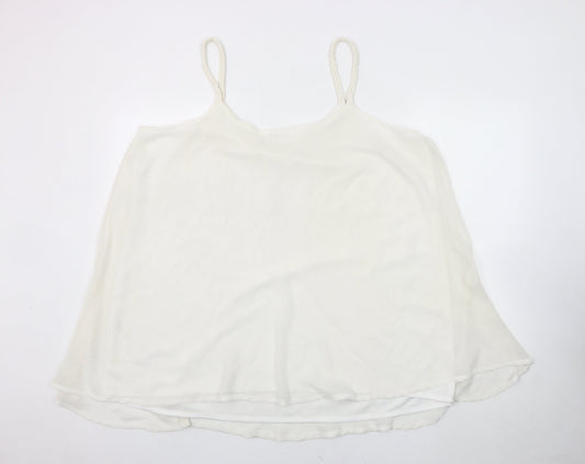 Womens UK Size 22 Joanna Hope White Camisole Tank
