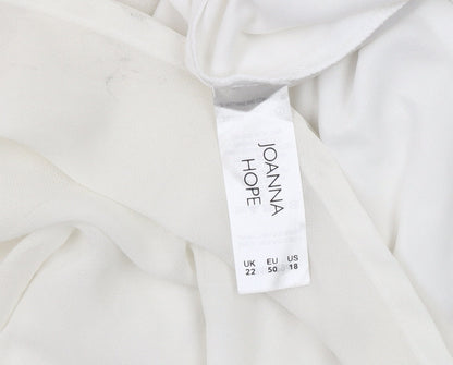 Womens UK Size 22 Joanna Hope White Camisole Tank