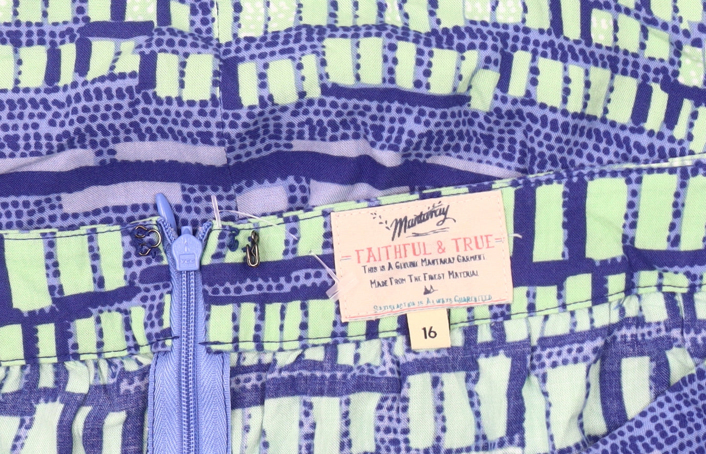 Mantaray Women's Multicoloured Size 16 Maternity Skirt