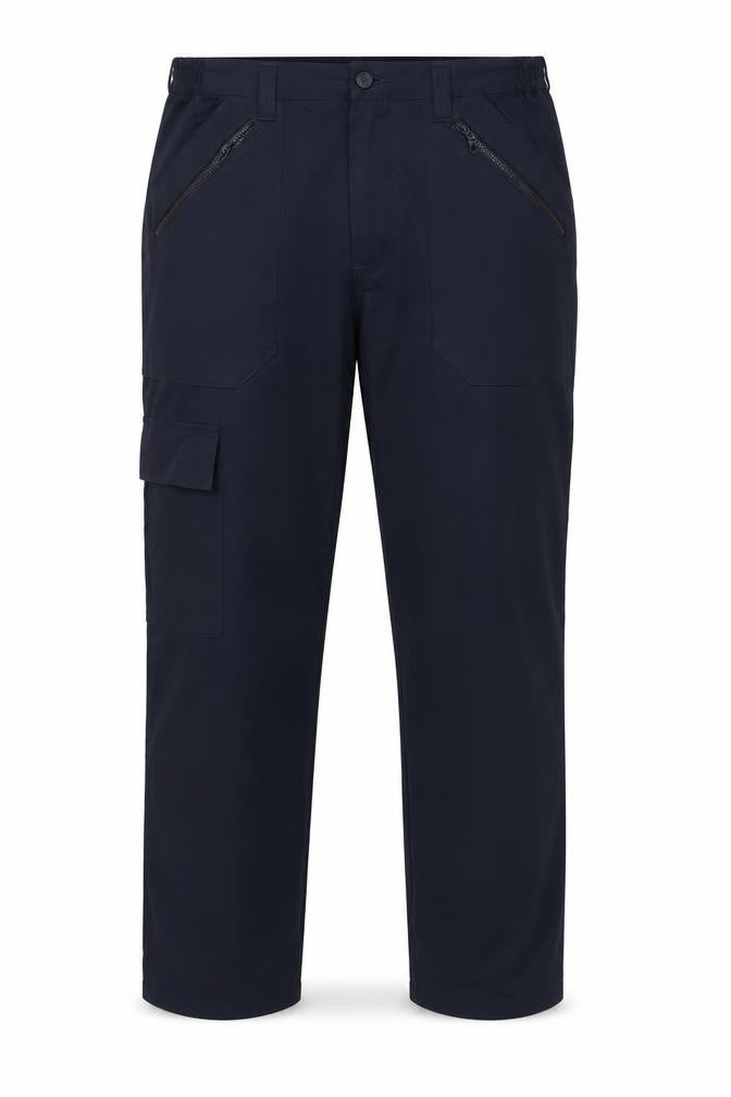 Mens UK Size 32 Cotton Traders  Cargo Blue Trousers