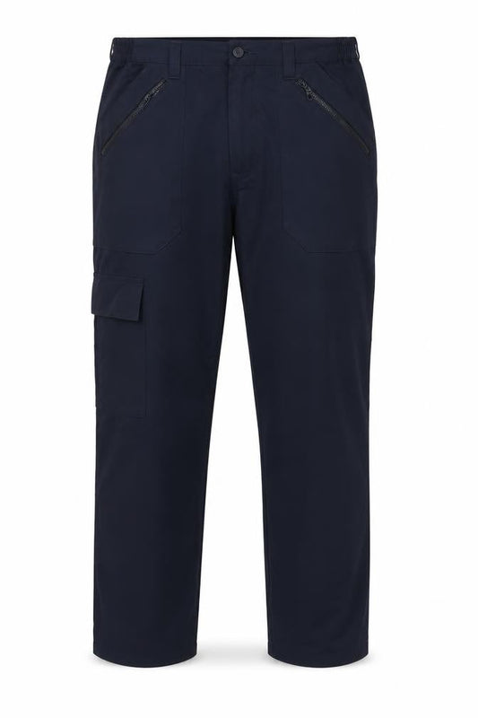 Mens UK Size 32 Cotton Traders  Cargo Blue Trousers