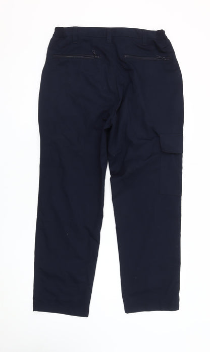 Mens UK Size 32 Cotton Traders  Cargo Blue Trousers