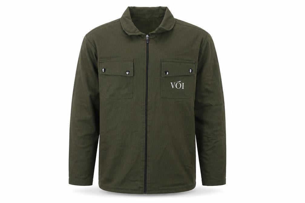 Mens UK Size L Voi Green Basic Jacket