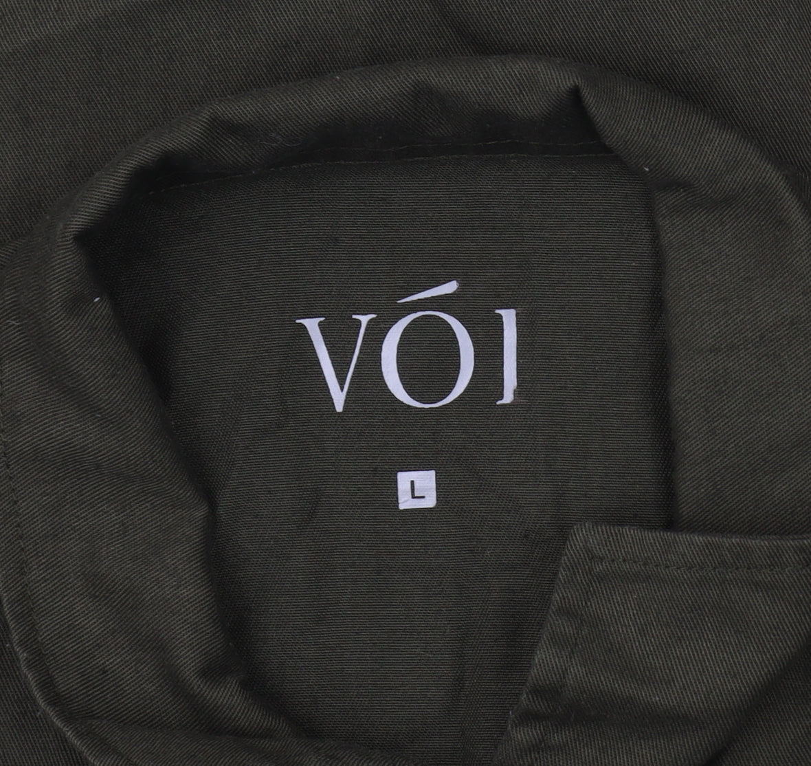 Mens UK Size L Voi Green Basic Jacket