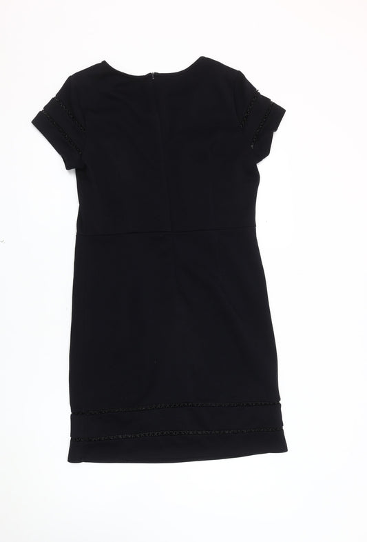 Definitions Women’s Black Dress Size 14 Short Sleeve