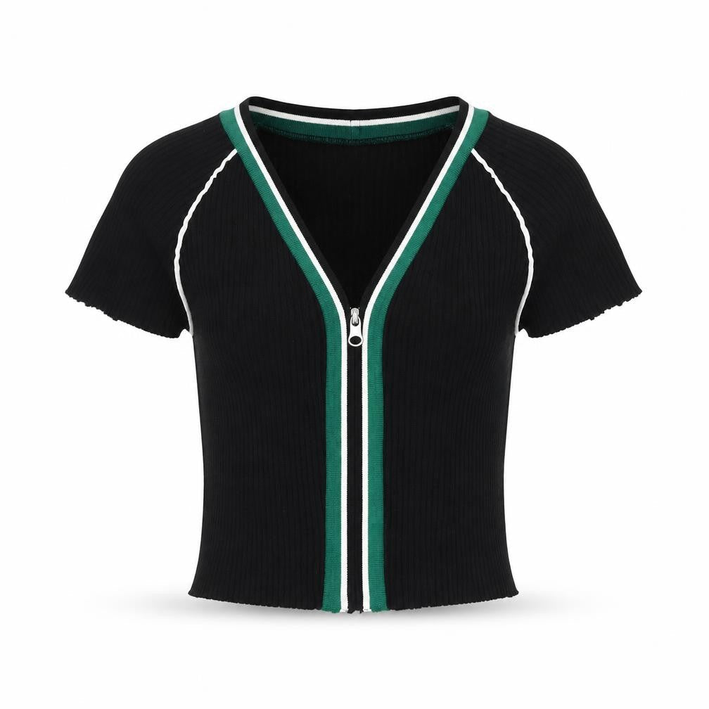 Womens UK Size XS Urban Outfitters Black Basic Blouse
