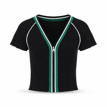 Womens UK Size XS Urban Outfitters Black Basic Blouse