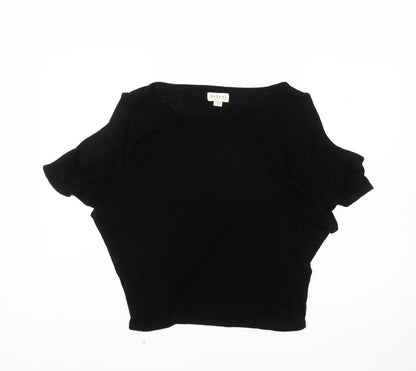 Velvet by Graham & Spencer Women's Black XS Off-the-Shoulder Top