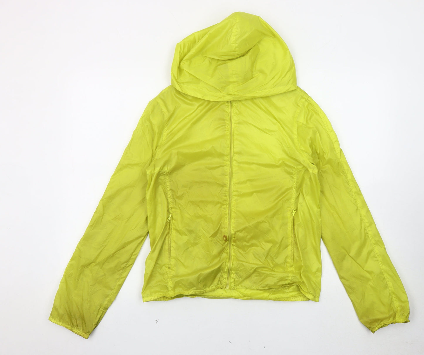 Womens UK Size 8 Karen Millen Yellow Windbreaker Coat