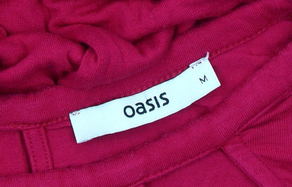 Oasis Women's Red Long Sleeveless Dress M