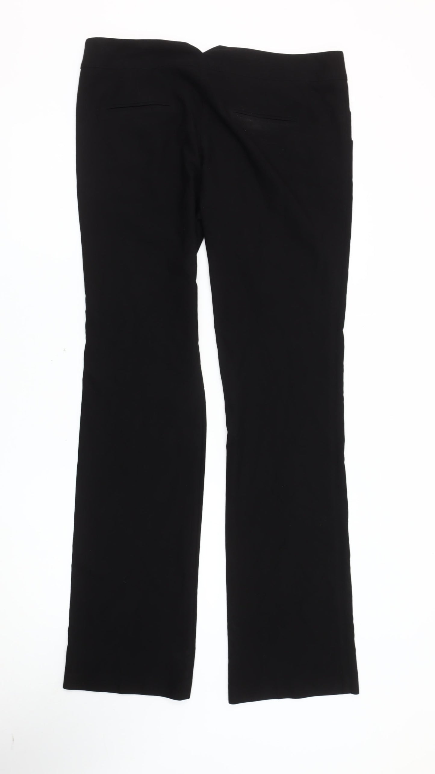 Topshop Black Straight Trousers - Women's Size 14