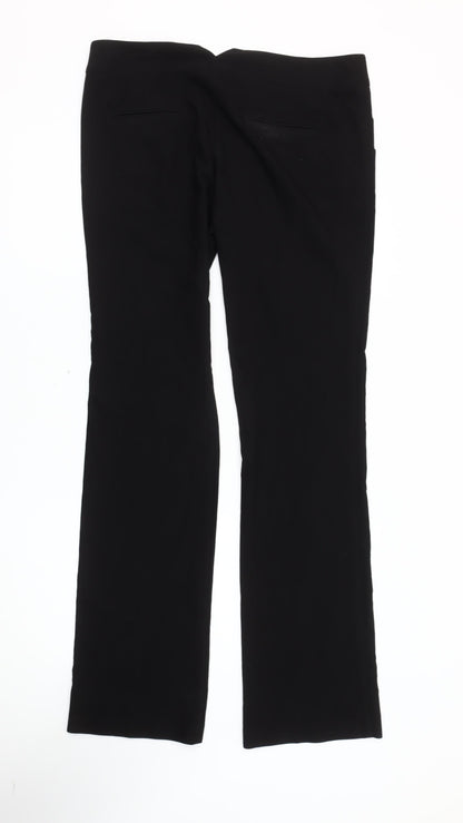 Topshop Black Straight Trousers - Women's Size 14