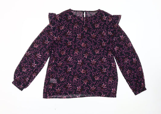 hush Floral Multicoloured Women's Blouse, Size 4