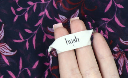 hush Floral Multicoloured Women's Blouse, Size 4