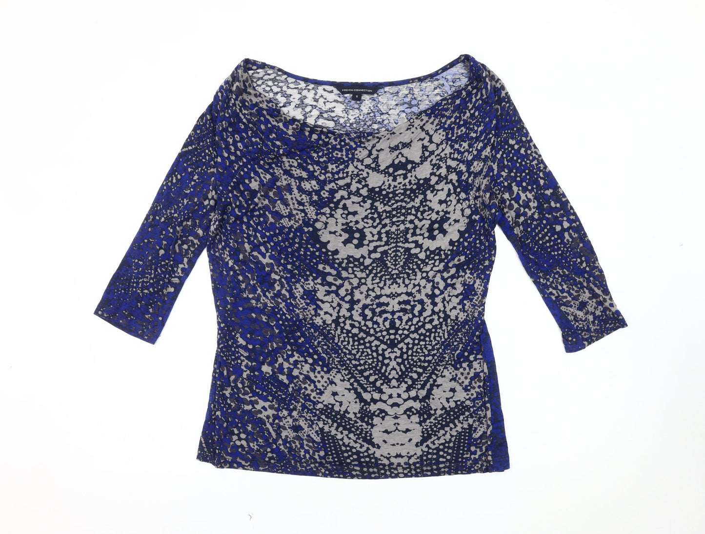 Womens UK Size S French Connection Blue Basic Blouse