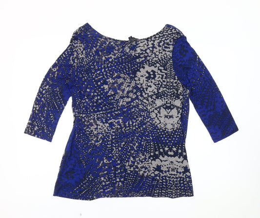 Womens UK Size S French Connection Blue Basic Blouse