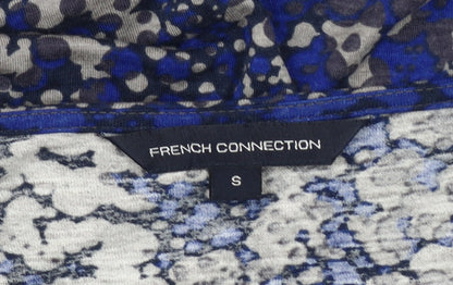 Womens UK Size S French Connection Blue Basic Blouse