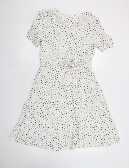 Marks and Spencer Women's White A-Line Dress Size 12