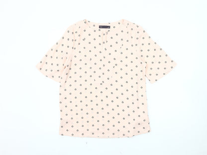 Womens UK Size 8 Marks and Spencer Pink Basic Blouse