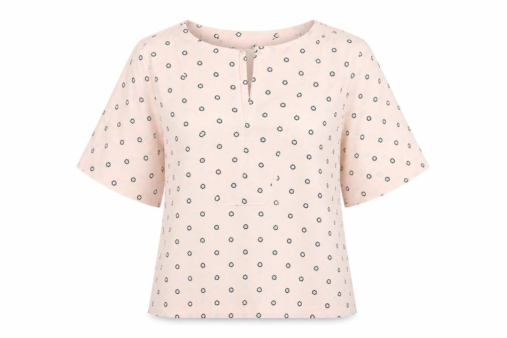 Womens UK Size 8 Marks and Spencer Pink Basic Blouse