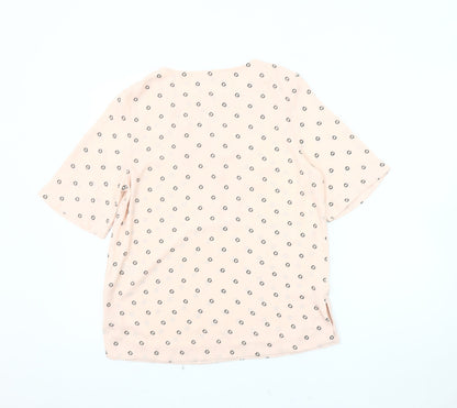 Womens UK Size 8 Marks and Spencer Pink Basic Blouse