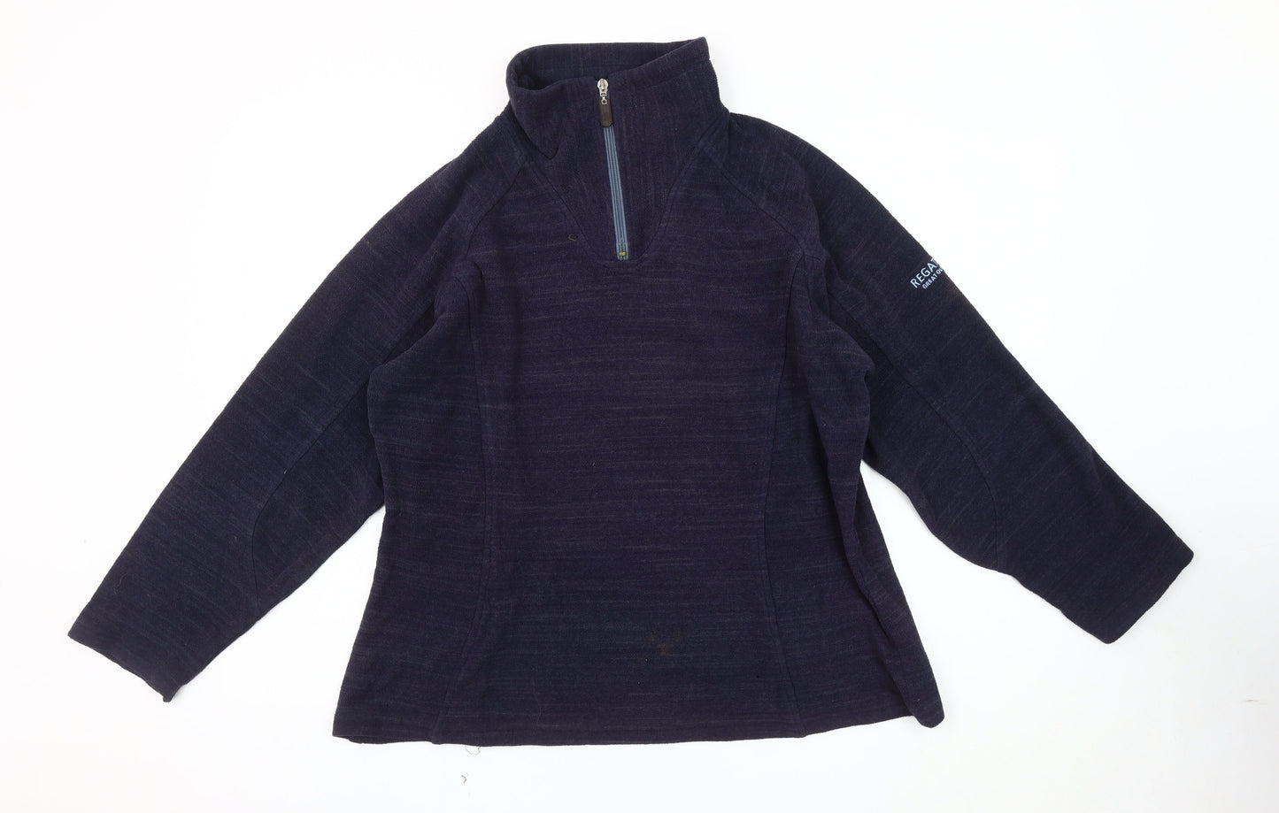 Regatta Women's Blue Pullover Sweatshirt 12 Hiking Casual