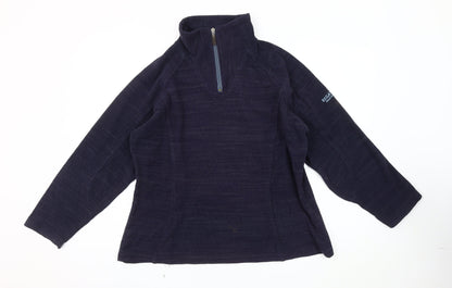 Regatta Women's Blue Pullover Sweatshirt 12 Hiking Casual