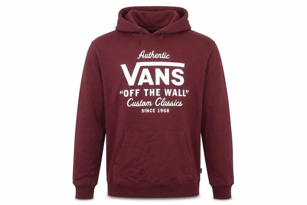 Mens UK Size S VANS Red Pullover Hoodie