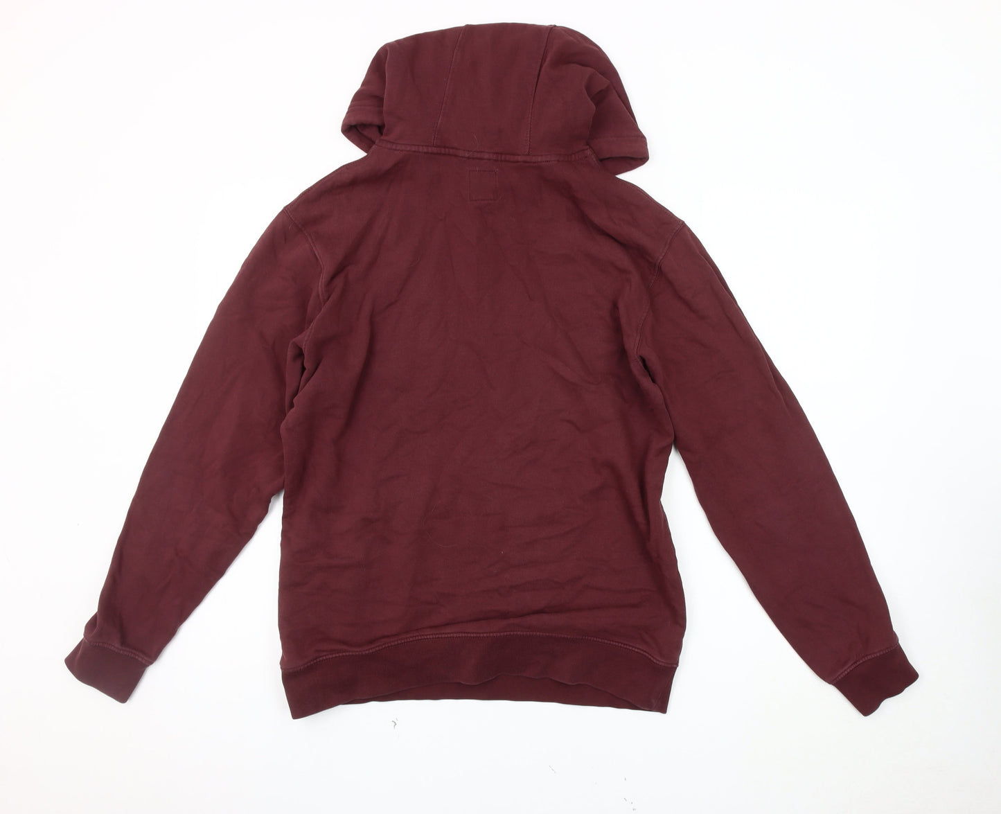 Vans Men's Red Logo Hoodie S Pullover Fleece