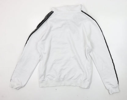 Mens UK Size M Champion White Pullover Hoodie
