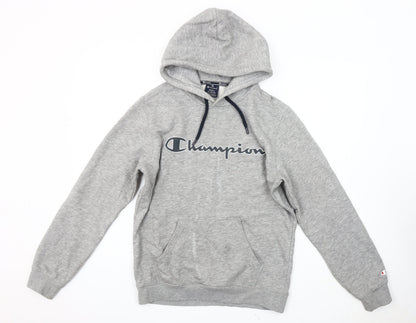 Mens UK Size S Champion Grey Pullover Hoodie