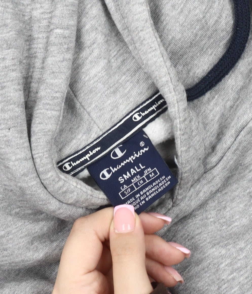 Mens UK Size S Champion Grey Pullover Hoodie