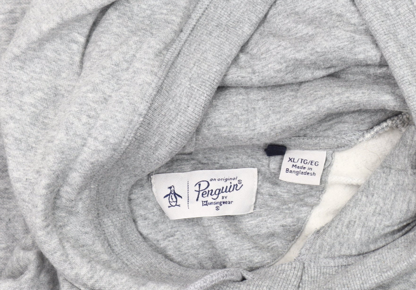 Mens UK Size XL Original Penguin Grey Pullover Hoodie