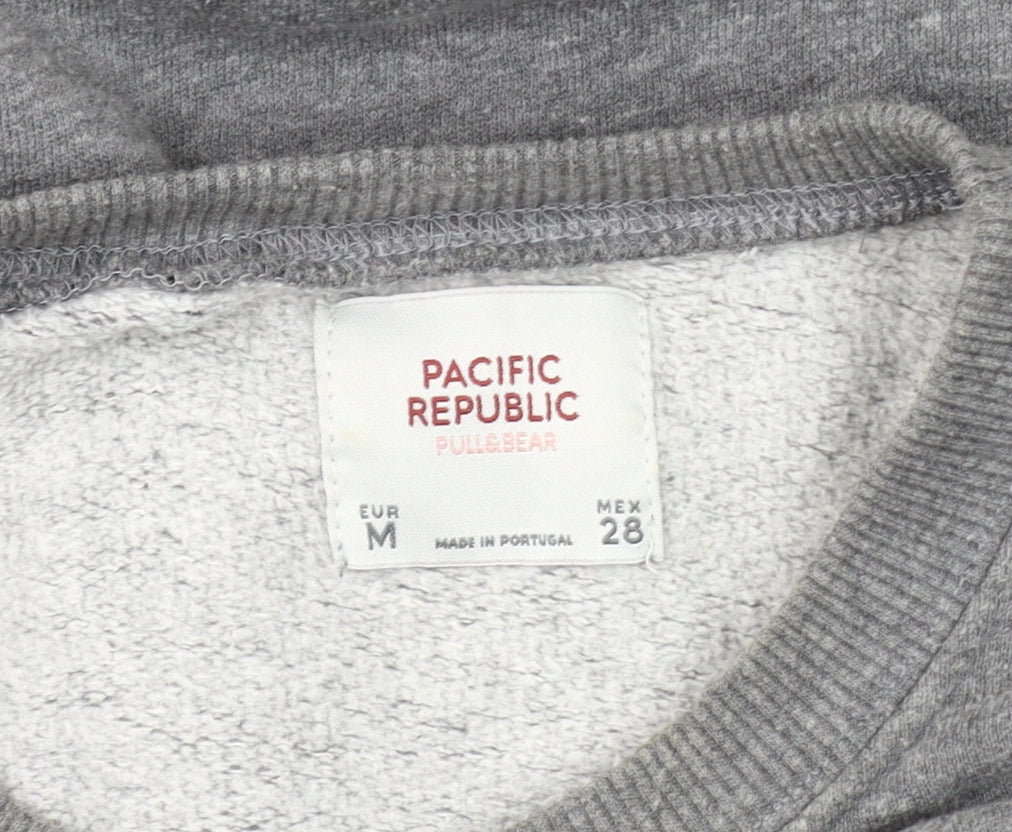 Pacific Republic Men's Grey Multicoloured M Sweatshirt