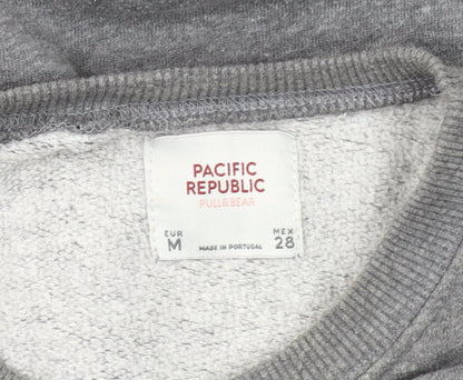 Pacific Republic Men's Grey Multicoloured M Sweatshirt