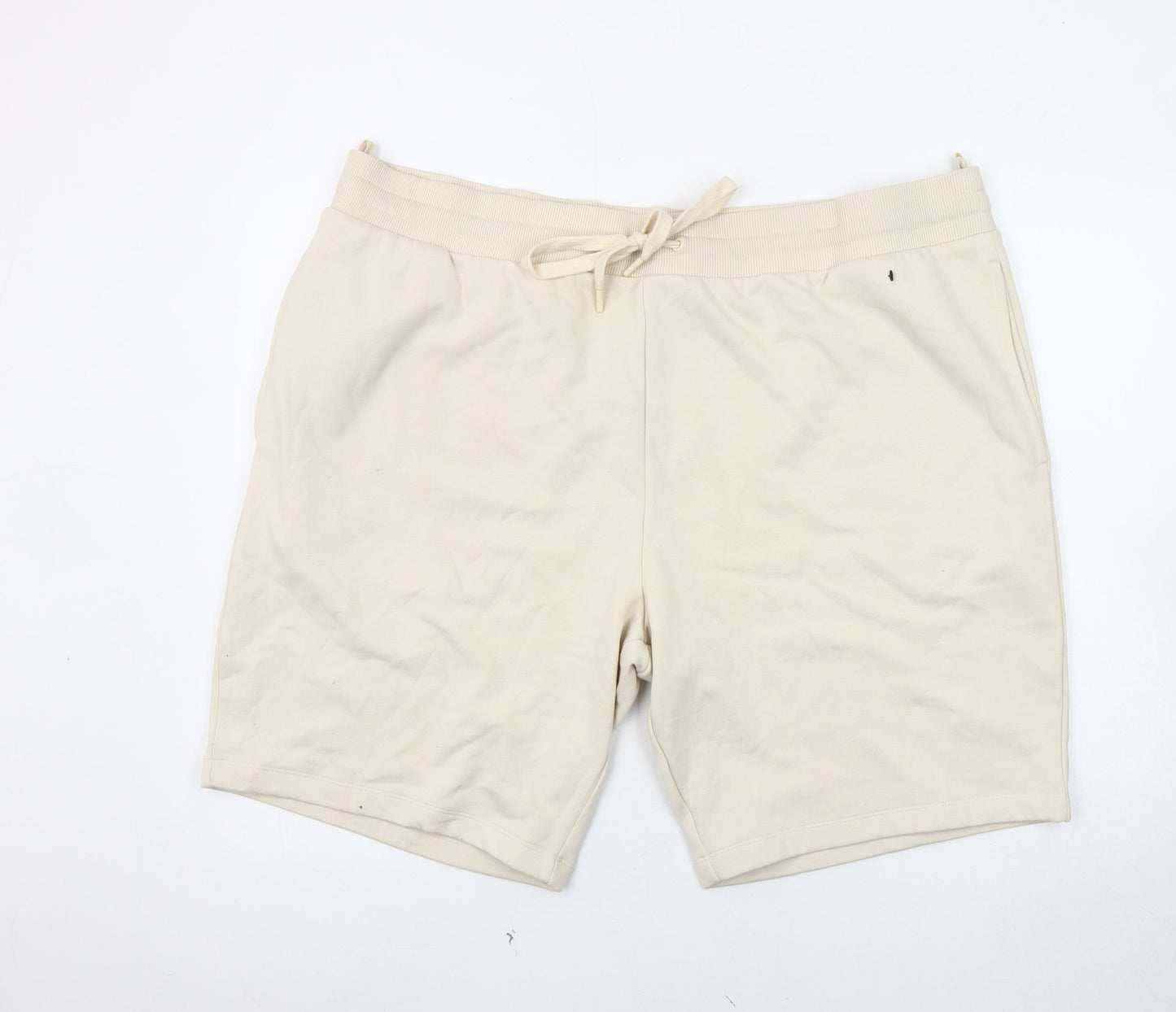 Marks and Spencer Men Beige Athletic Shorts 3XL