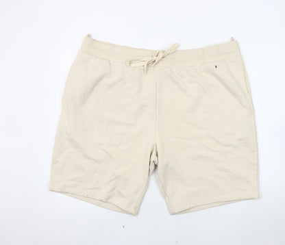 Marks and Spencer Men Beige Athletic Shorts 3XL