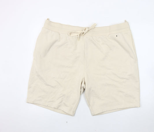 Marks and Spencer Men Beige Athletic Shorts 3XL