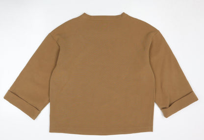 Moss Copenhagen Women's Brown XS Pullover Sweatshirt
