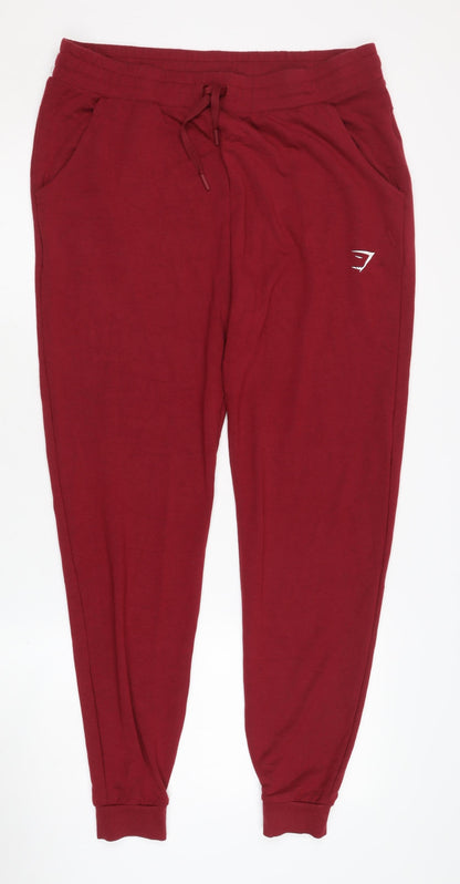 Gymshark Unisex Red Jogger Trousers XL