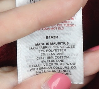 Gymshark Unisex Red Jogger Trousers XL