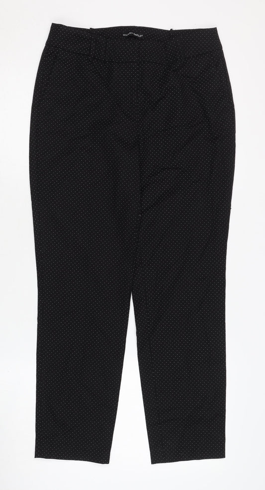 Womens UK Size 8 Hilary Radley  Cropped Black Trousers