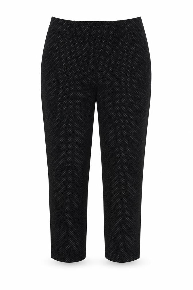 Womens UK Size 8 Hilary Radley  Cropped Black Trousers
