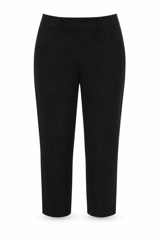 Womens UK Size 8 Hilary Radley  Cropped Black Trousers