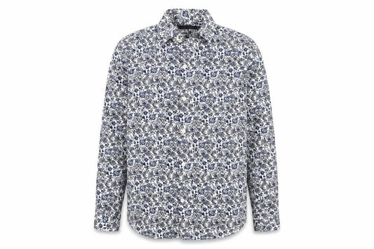 Next Boys' Multicoloured Floral Button-Up Shirt, Size 10