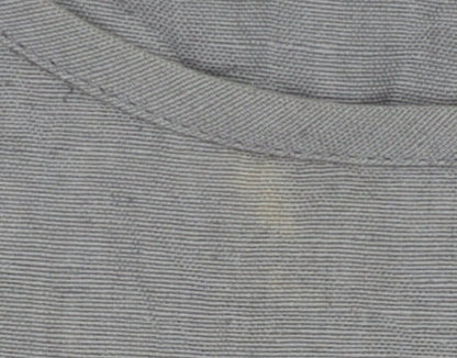 Womens UK Size 20 Alice Collins Grey Basic T-Shirt