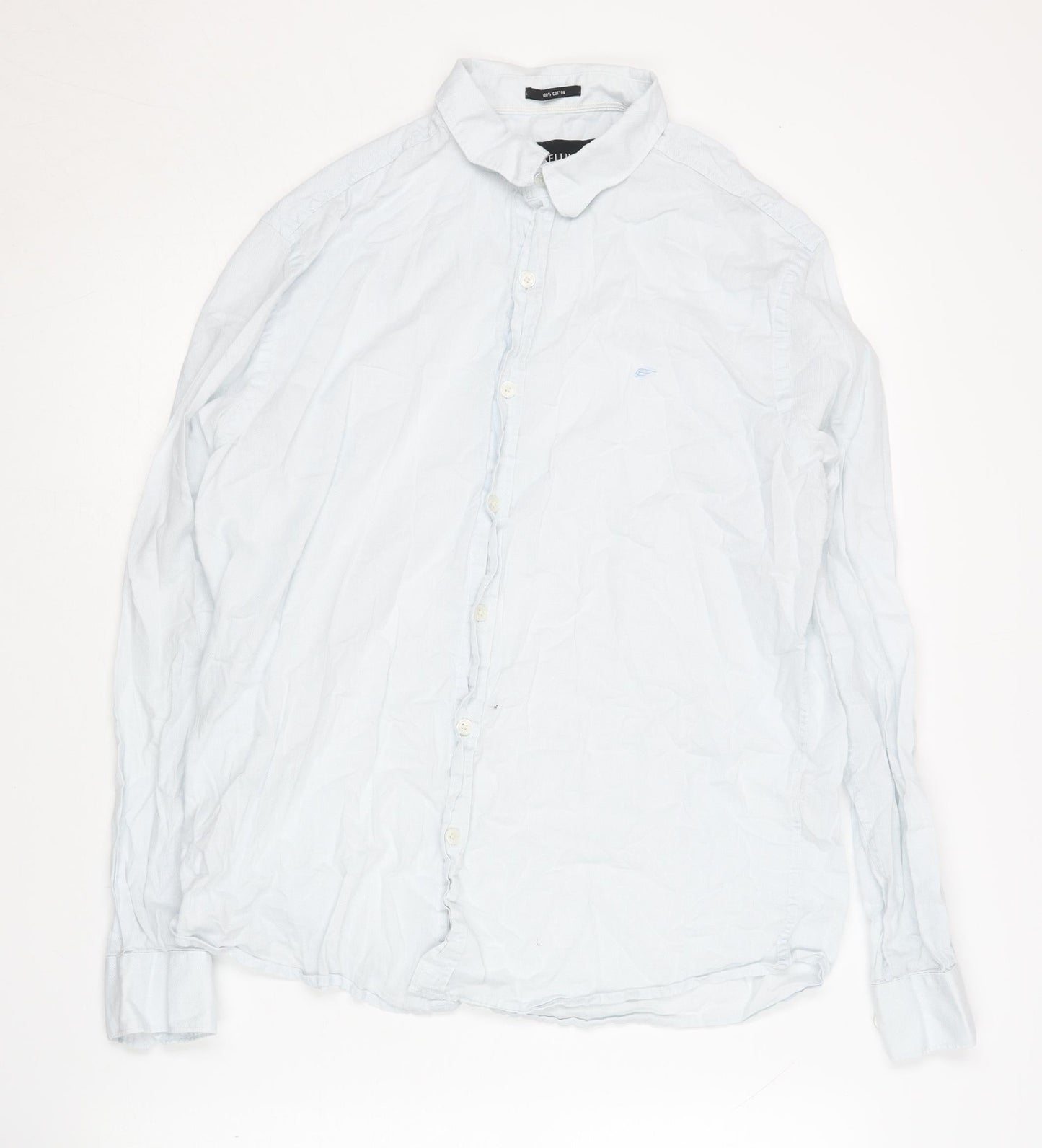 Ellus Men's White Cotton Classic Shirt M