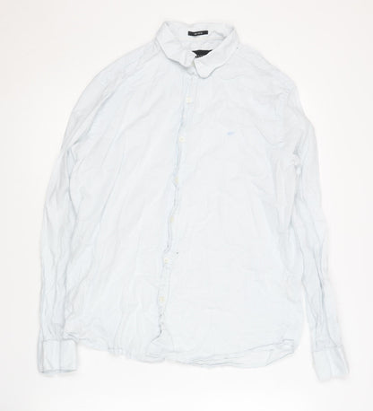 Ellus Men's White Cotton Classic Shirt M