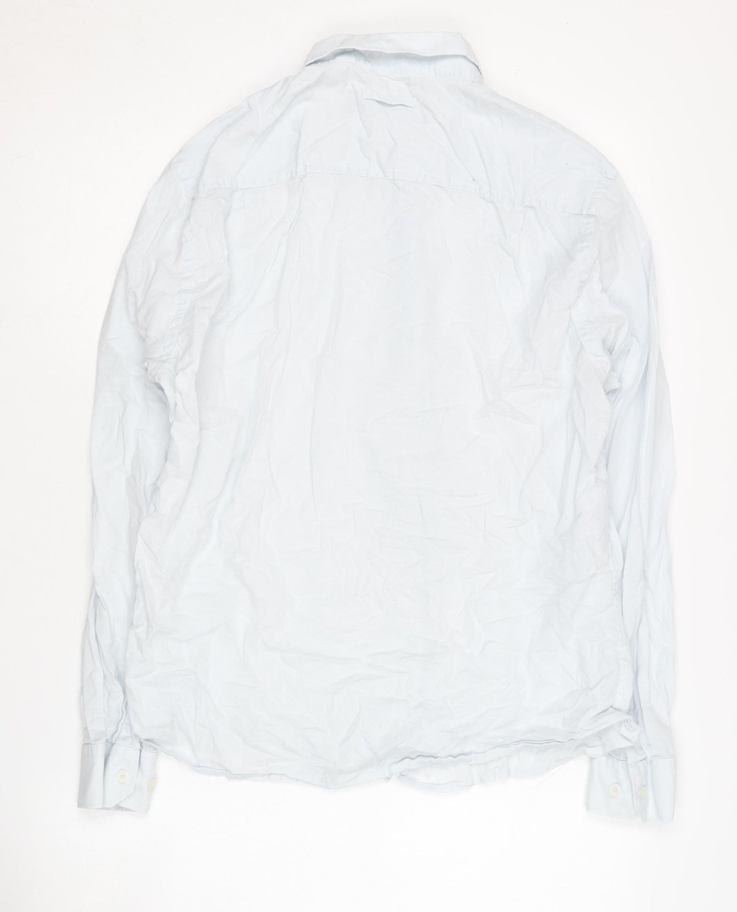 Ellus Men's White Cotton Classic Shirt M